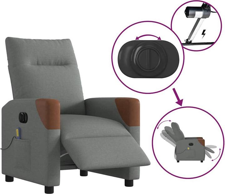 Image du produit vidaXL elektrischer Massagesessel