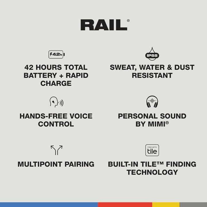 Produktbild Skullcandy Rail ANC (ANC, 10 h, Kabellos)