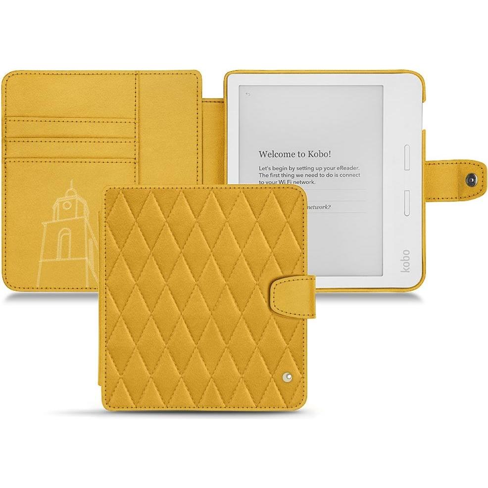 Noreve Lederschutzhülle Wallet (Libra H2O), Tablet Hülle, Orange