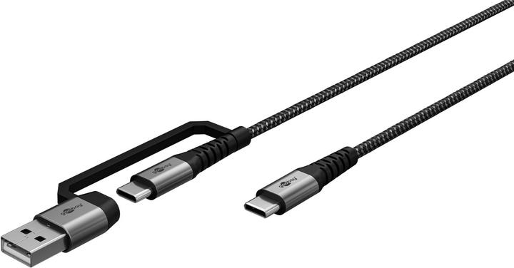 Produktbild Goobay 2in1 (3 m, USB 2.0, 60 W)