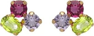Produktbild Victoria Cruz Dazzling earrings with colored crystals Odele A4912-MDT