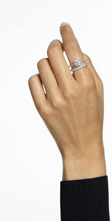 Produktbild Swarovski Constella Princess Ring Set Silber (50)