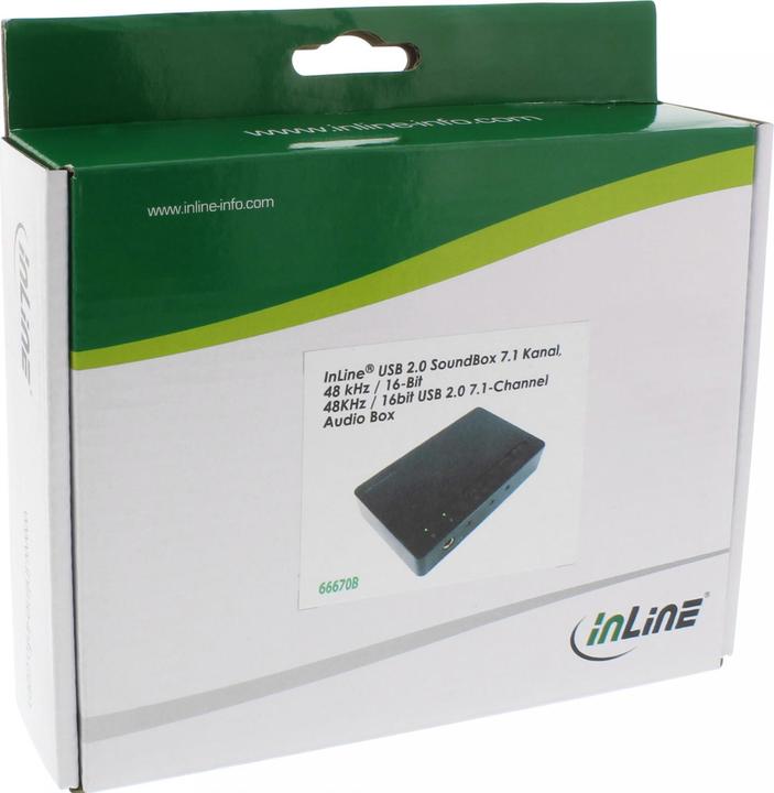 Actual product image InLine USB 2.0 SoundBox 7.1 (USB 2.0)