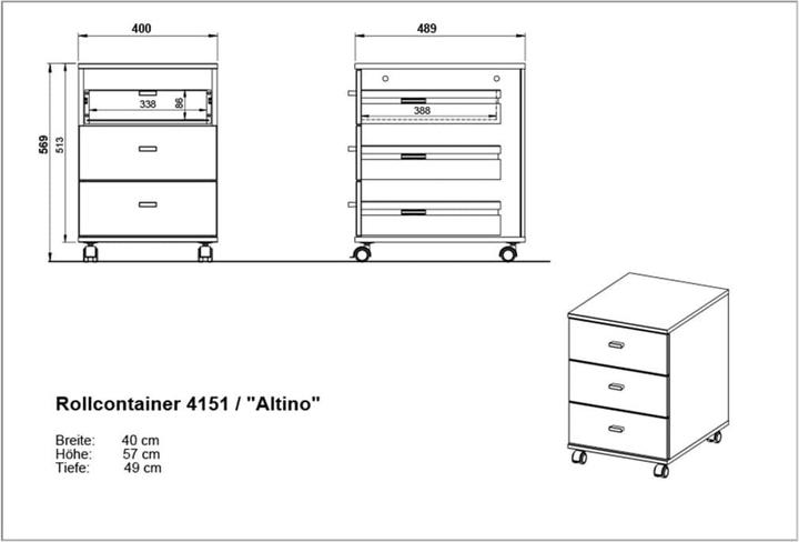 Actual product image Germania Altino (40 x 50 x 58 cm)