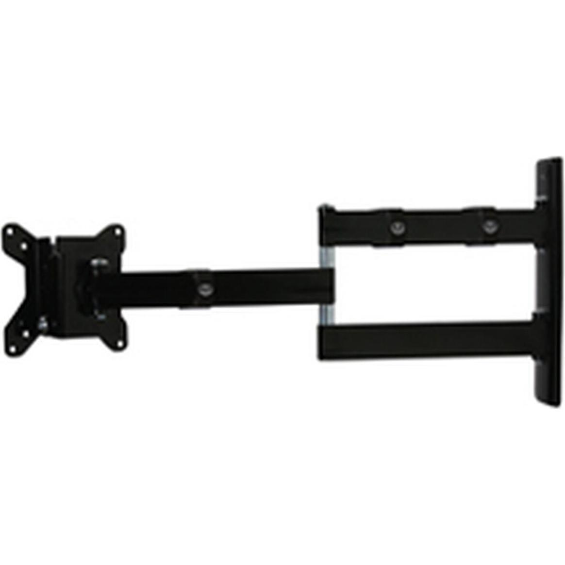 Btech B-TECH Flat Screen Wall Mount with Double Arm (VESA 100) BT7513/PB (Muro, 15 kg), Supporto da parete TV, Nero