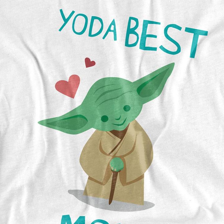 Produktbild Star Wars Yoda Best Mom TShirt Muttertag (L)