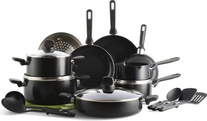 Greenpan Collection Memphis (28 cm, Ensemble de casseroles et de poêles de cuisson, Aluminium)