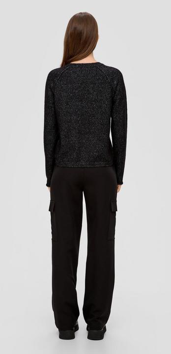 Produktbild S.Oliver Strickpullover Strickpullover mit Rollsaum (S)