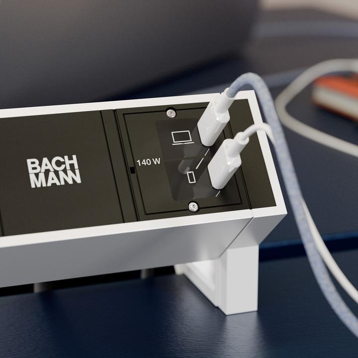Produktbild Bachmann Custom Modul USB C/C/C Charger mit Netzteil 180W (BM0021867) (180 W, 3 Ports)