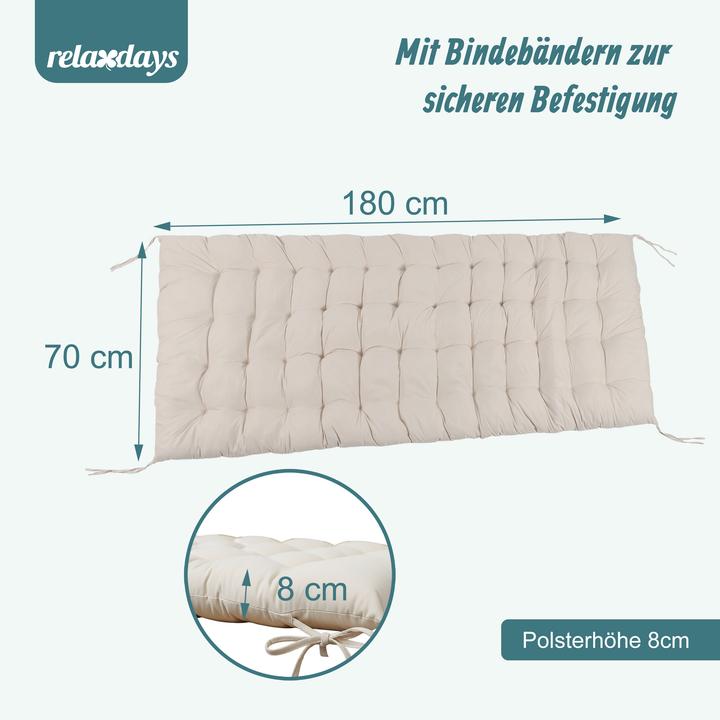 Immagine prodotto Relaxdays cuscino (180 x 70 cm)