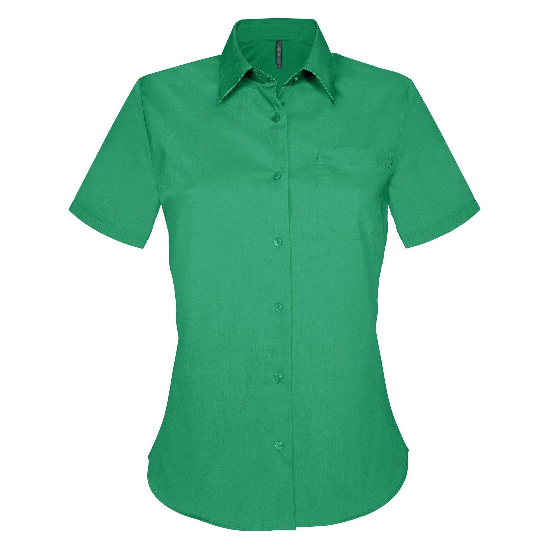 Kariban, Damen, Hemden, Judith, Grün, (4XL)