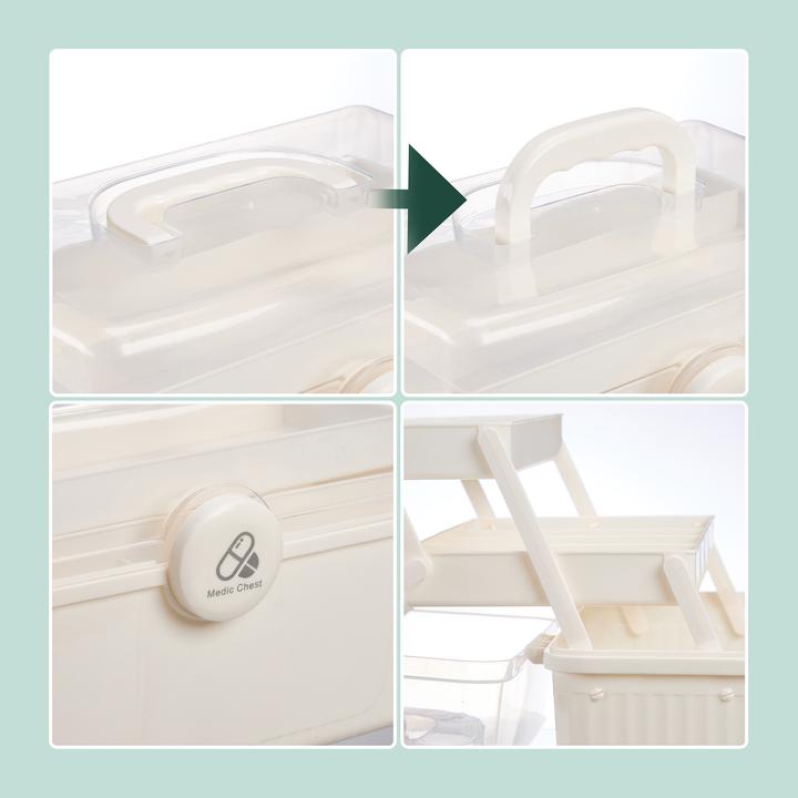 Produktbild Relaxdays Hausapotheke zum Ausklappen