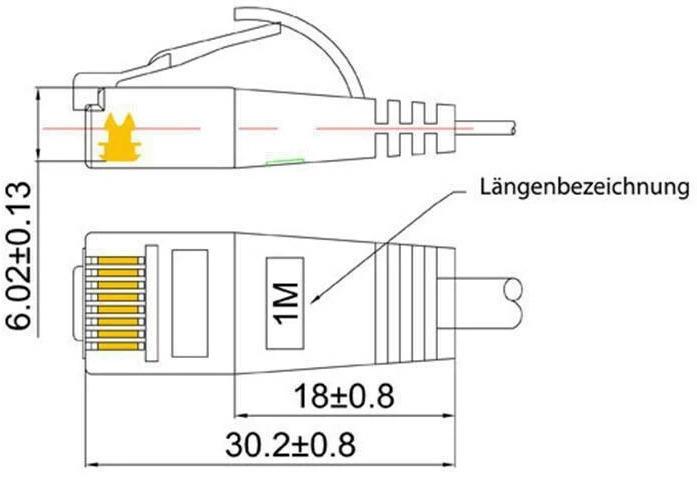 Immagine prodotto Lightwin Cavo di rete (UTP, CAT6, 1.50 m)