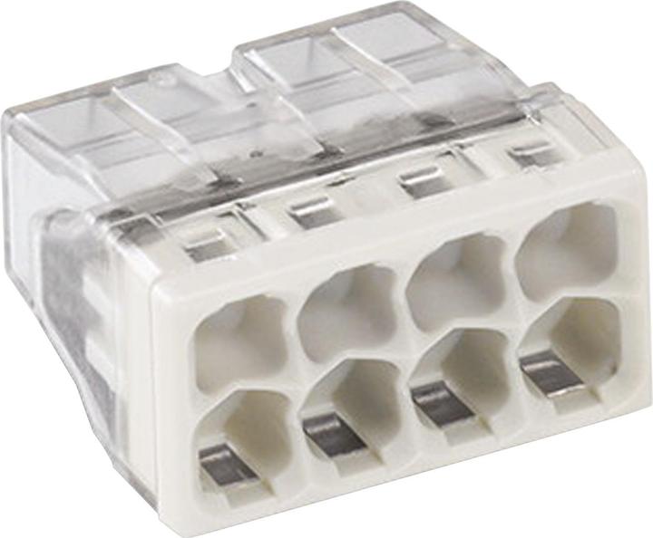 Wago COMPACT plug-in terminal block, 8 x 0.5 - 2.5mm², gray, PU 50 pcs.