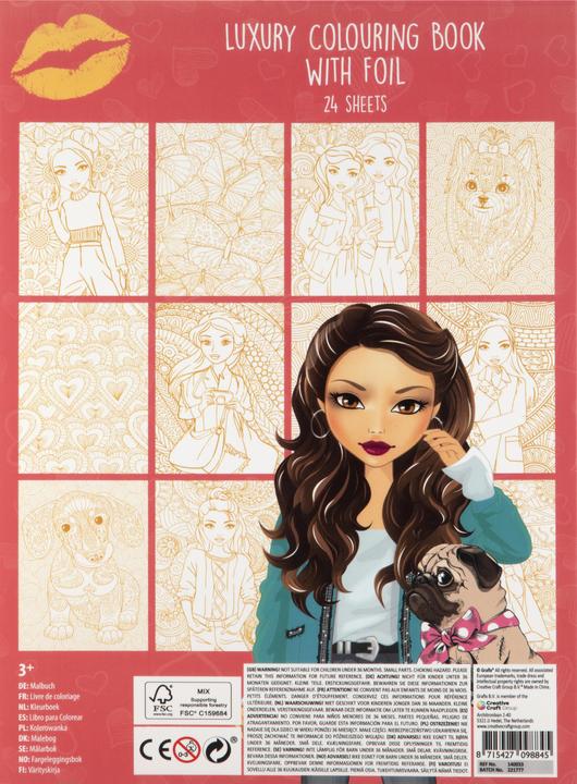 Produktbild Besties Luxus-Malbuch mit Folie, A4, 24 Blatt