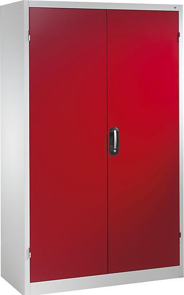 Produktbild C+P CP Stahlschrank 8931-503 lichtgrau, rubinrot 120,0 x 50,0 x 195,0 cm, aufgebaut (120 cm, 195 cm)