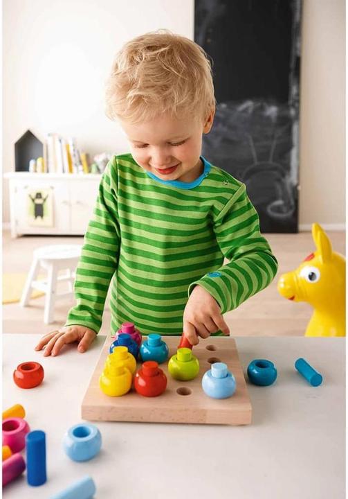 Actual product image Haba Plug-in game of colour stripes