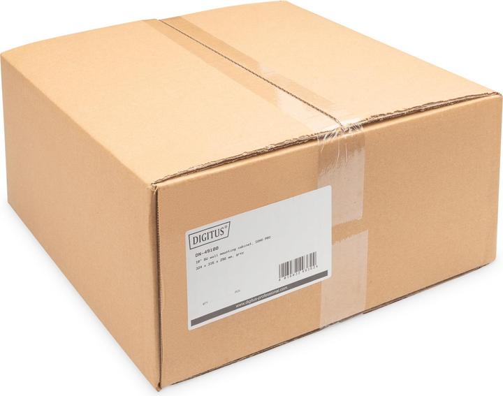 Actual product image Digitus 10" 6U wall-mounted enclosure, SOHO PRO 324 x 316 x 298 mm, grey (6 RU, 10 inch rack)