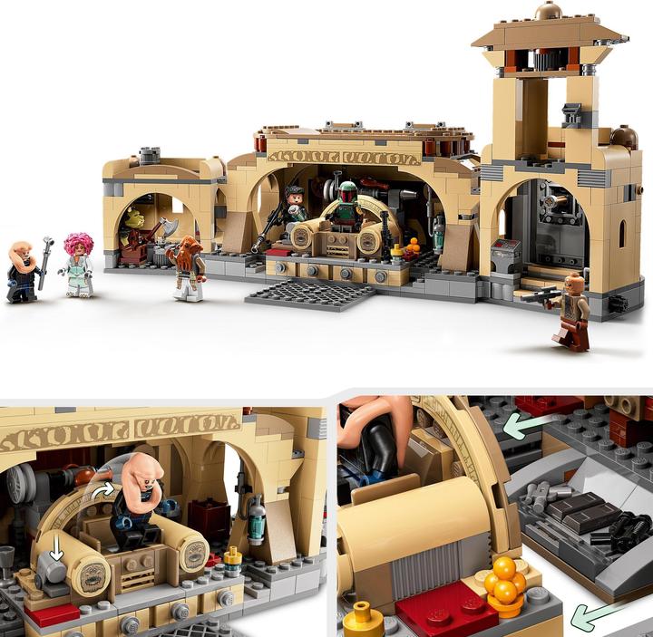 Actual product image LEGO Boba Fett's throne room (75326, LEGO Star Wars)