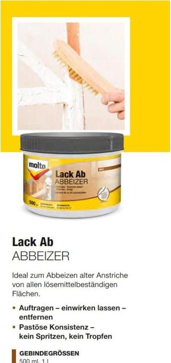 Actual product image Molto Paint Off (950 g, 500 ml)