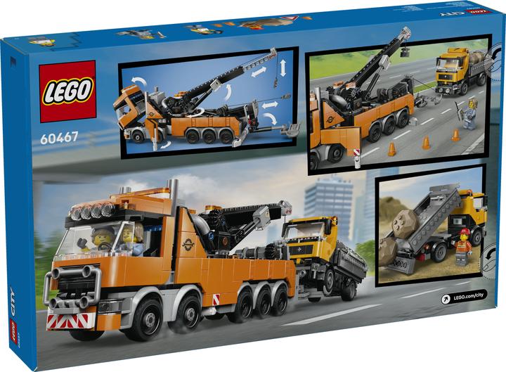 Produktbild LEGO Schwerlast-Abschleppwagen mit Kran (LEGO City)