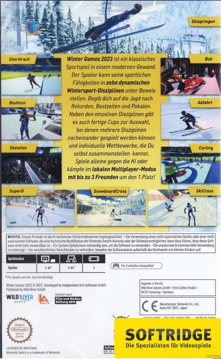 Actual product image Wild River Games Winter Games 2023 (Switch, DE)