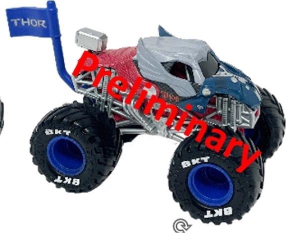 Actual product image Monster Jam 1:64 Marvel Single Pack - Spider Man (6071945)