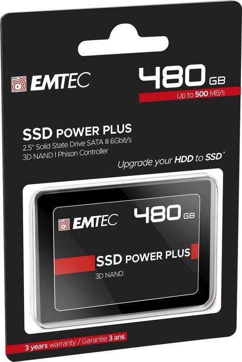 Immagine prodotto Emtec X150 Power Plus (480 GB, 2.5")