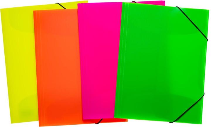 Produktbild HERMA Sammelmappe A4 Neon Transluzent (A4, 12x)