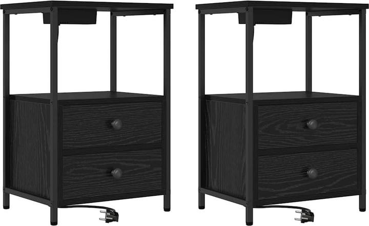 Actual product image vidaXL Bedside table (40 x 31 x 60 cm)