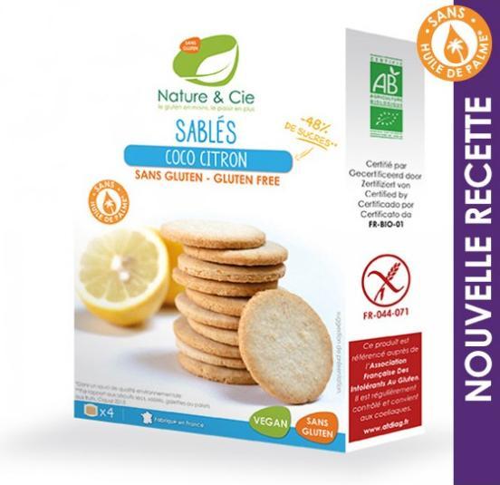 Immagine prodotto Nature et Cie Guetzli Organic Coconut Lemon Sablés senza glutine 125 g (1 pz., 125 g)