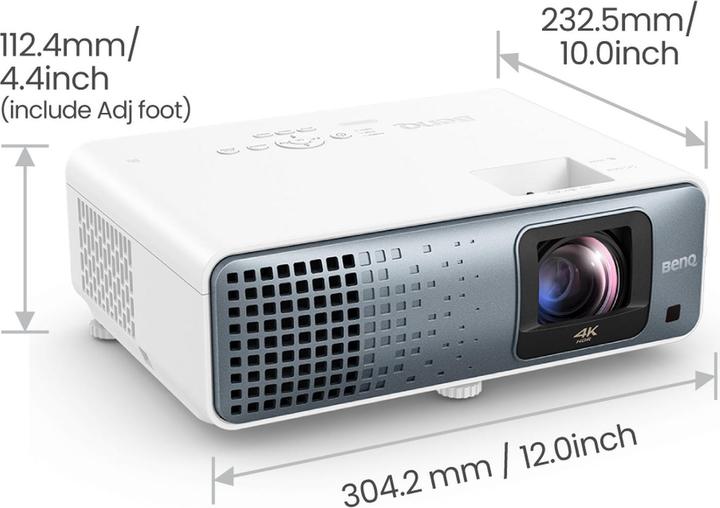 Actual product image BenQ TK710STI UHD (3840X2160) DLP PR (4K, 3200 lm, 0.69 - 0.83:1)