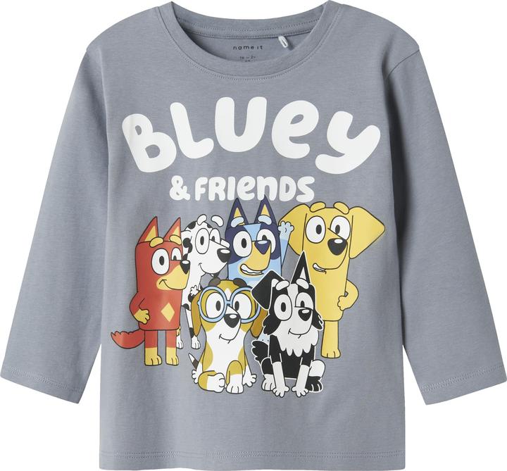 Actual product image Name it Nmmalex Bluey Ls Nreg Top Noos Sky (98)