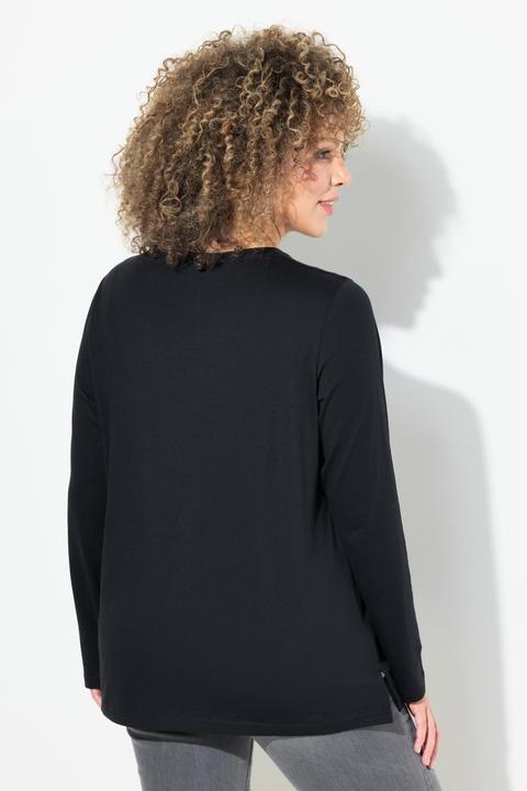 Produktbild Ulla Popken Weihnachtsshirt, Classic, Rundhals, Langarm (42, 44)