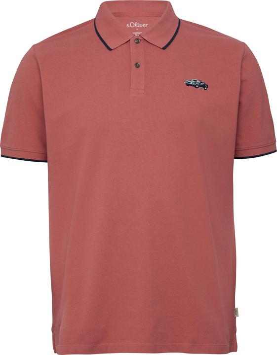 Produktbild S.Oliver Polo-Shirt Poloshirt aus Piqué mit Stickerei und Ford®-Artwork (XXL)