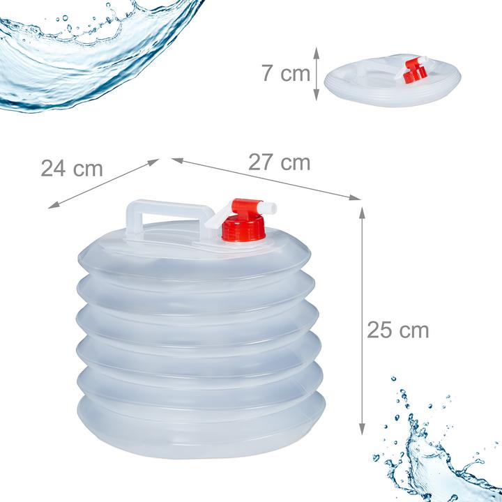 Actual product image Relaxdays Folding canister