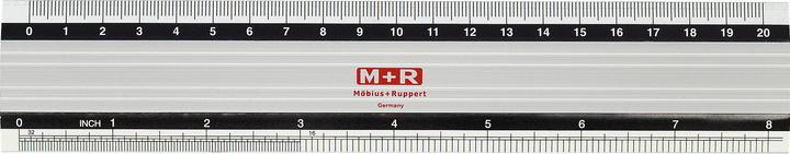 Produktbild M+r Aluminium-Lineal (20 cm)