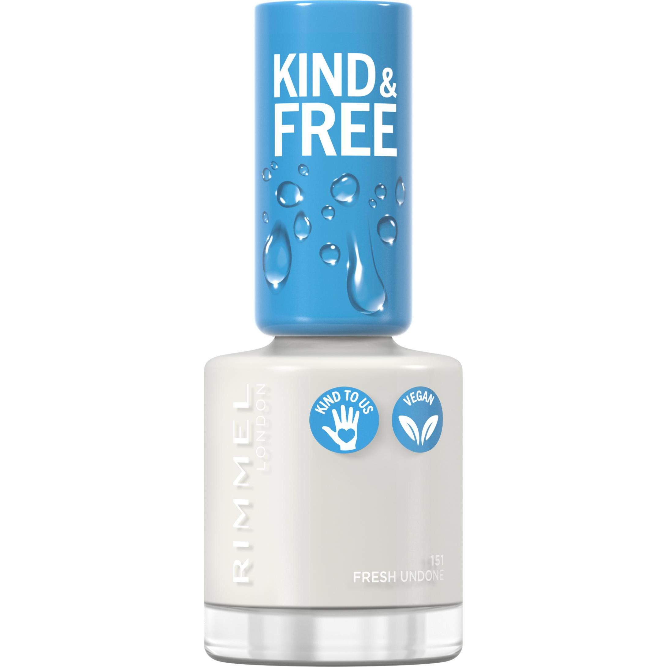 Rimmel London, Nagellack, Kind & Free (151-fresh undone, Farblack)