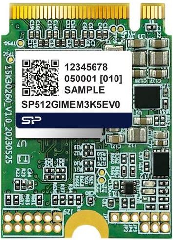 Actual product image Silicon Power Industrial SSD MEM3K0E M.2 2230 512GB PCIe 3.0 x4 (512 GB, M.2 2230)