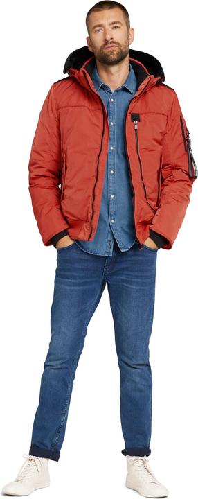 Immagine prodotto Tom Tailor Blouson con cappuccio, tasche con zip e chiusura frontale (M)