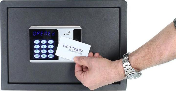 Immagine prodotto Rottner Elektronik cassaforte per mobili RFID Lap serratura elettronica antracite (26 l)