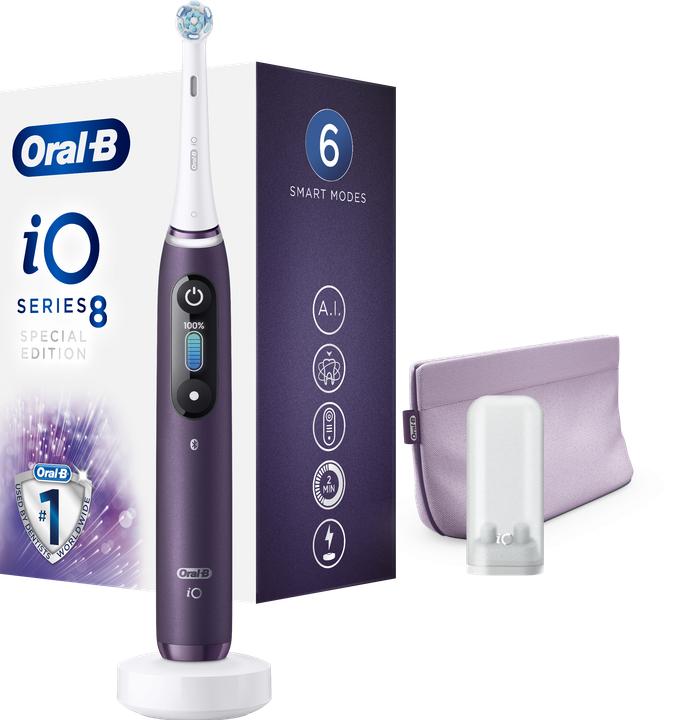 Actual product image Oral-B iO Series 8 Special Edition Violet Ametrine (Oscillating toothbrush)