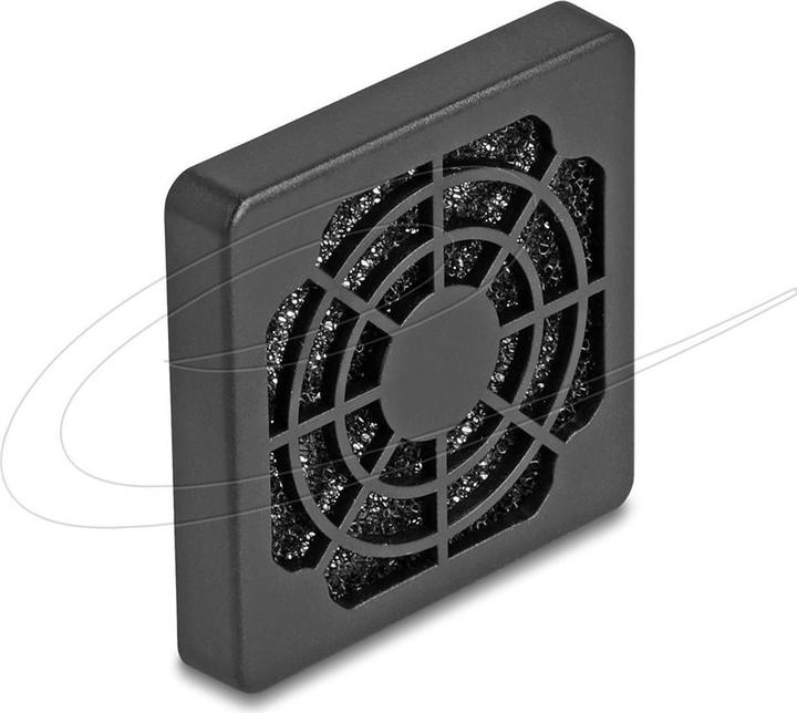 Produktbild Delock Lüftergitter mit Staubfilter 40 x 40 mm schwarz