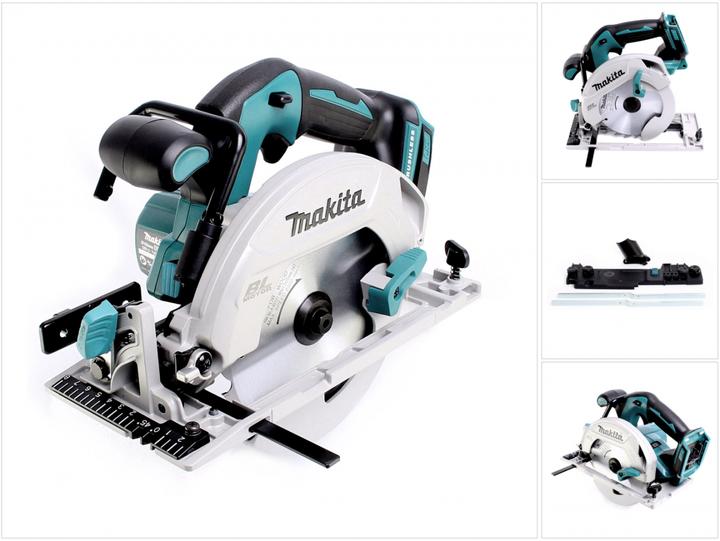 Immagine prodotto Makita Sega circolare a batteria DHS 680 Z 18V 165 mm solo + adattatore per guida - senza batteria, senza