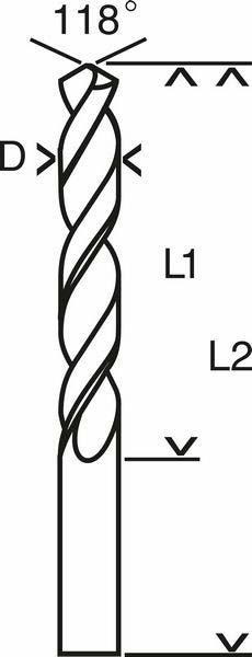 Actual product image Bosch Professional Zubehör Car body drill bit HSS-R, DIN 1897, 3.2 x 18 x 49 mm, pack of 10 (3.2 mm)