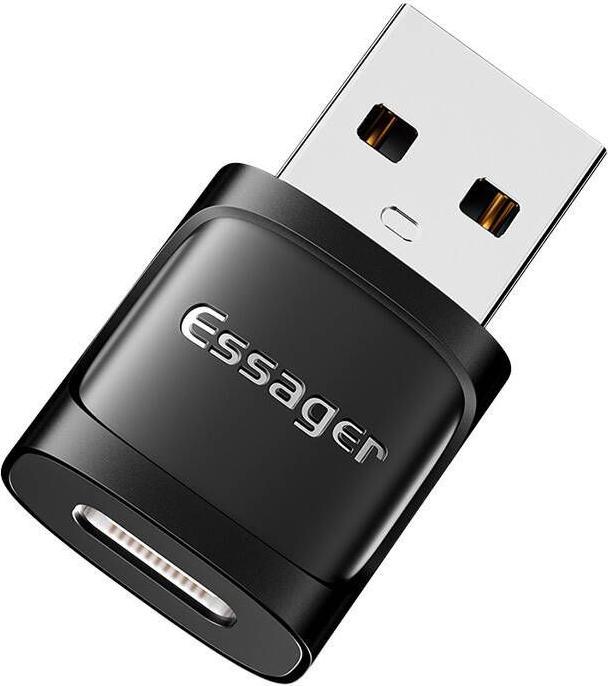 Actual product image Essager Adapter OTG USB-C female to USB 3.0 male (black) (USB-C)