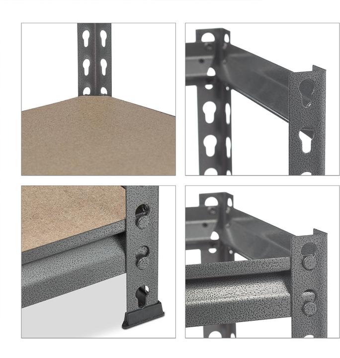 Actual product image Relaxdays Heavy duty shelf