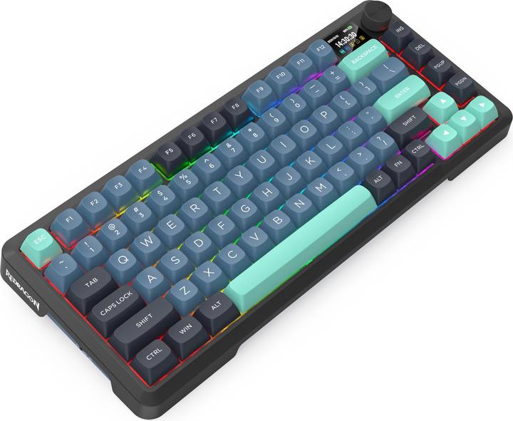 Actual product image Redragon K724GBG-RGB-PRO Behemoth (Eng. Int., Cable, Wireless)
