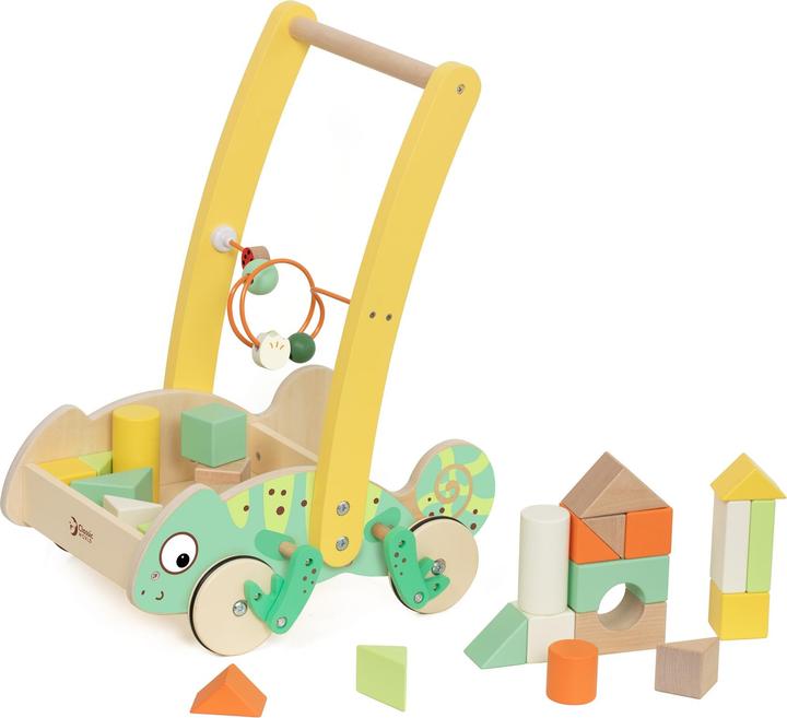 Immagine prodotto Classic World Lauflernwagen mit Bausteinen