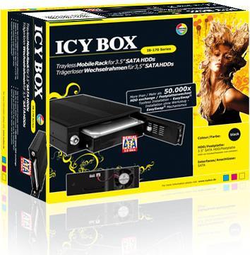 Produktbild Icy Box IB-170SK-B, Wechselrahmen Kit, SATA, Schwarz